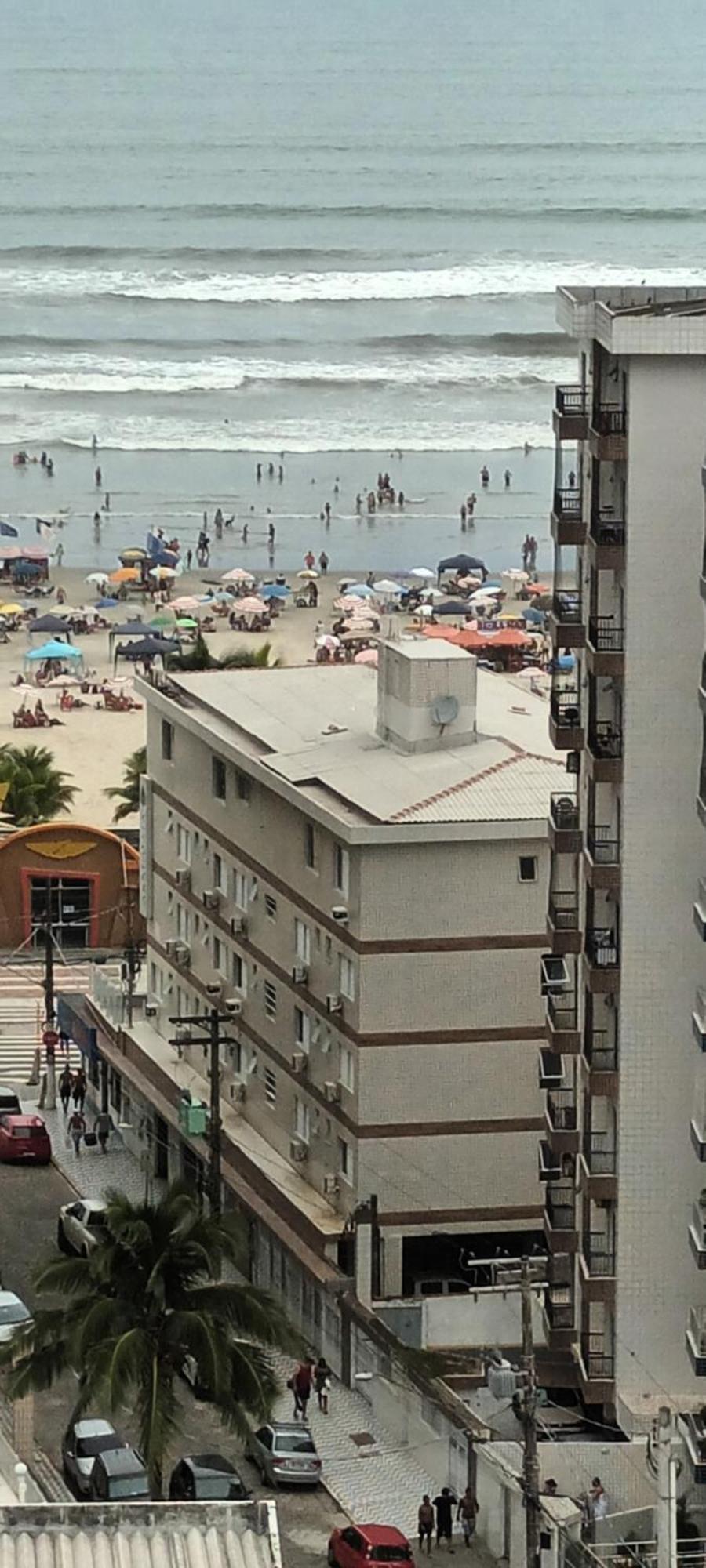 Apto Com Sacada Gourmet Vista Mar Praia Grande  Exterior photo